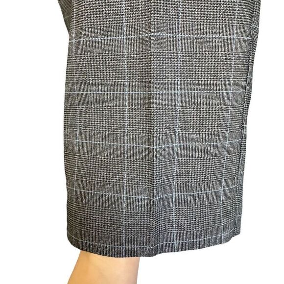 Rafaella Sports High Rise The Straight Tartan Print Academia Golf Pants - Picture 4 of 13